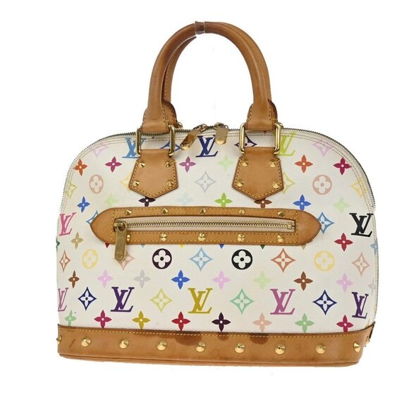 Louis Vuitton Handbags - LOUIS VUITTON LV Logo Alma Hand Bag Monogram Multi Color White M92647 55EF967